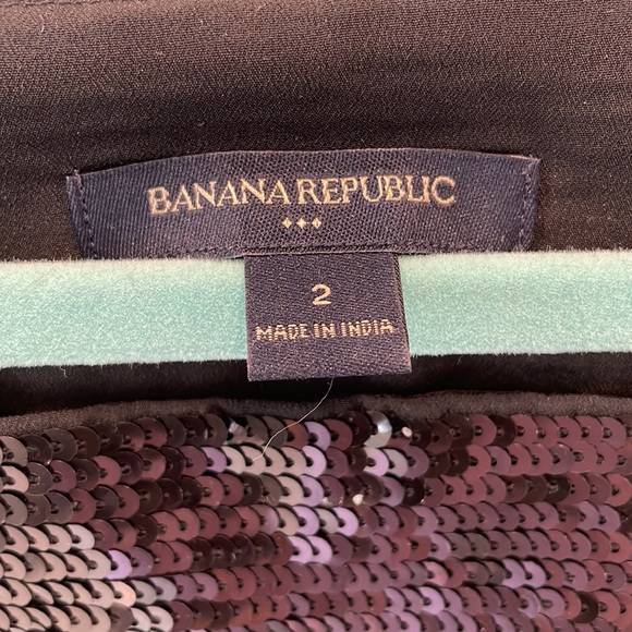 Sequin and satin Banana Republic top - Picture 2 of 9